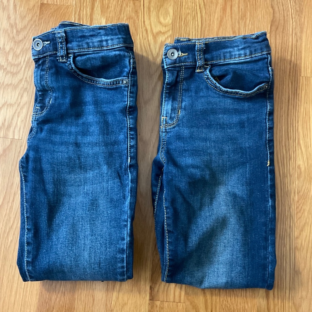2 CP straight jeans -dark blue  - size 8